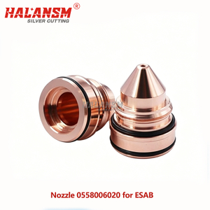 HALANSM Replacement Nozzle 0558006041 4.1mm for ESAB PT36 Plasma Cutting Torch Consumables 600A