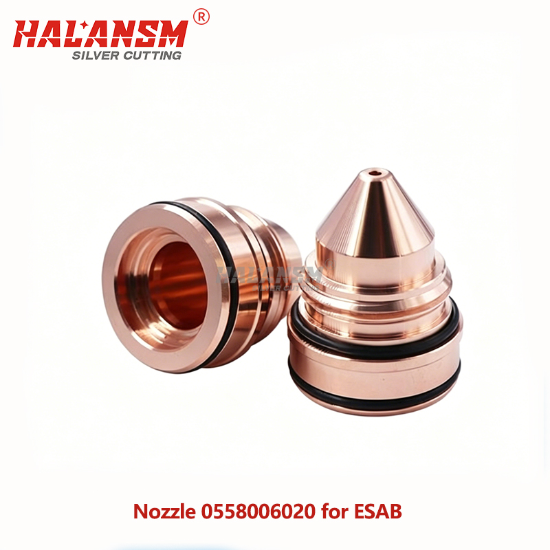 HALANSM Replacement Nozzle 0558006041 4.1mm for ESAB PT36 Plasma Cutting Torch Consumables 600A