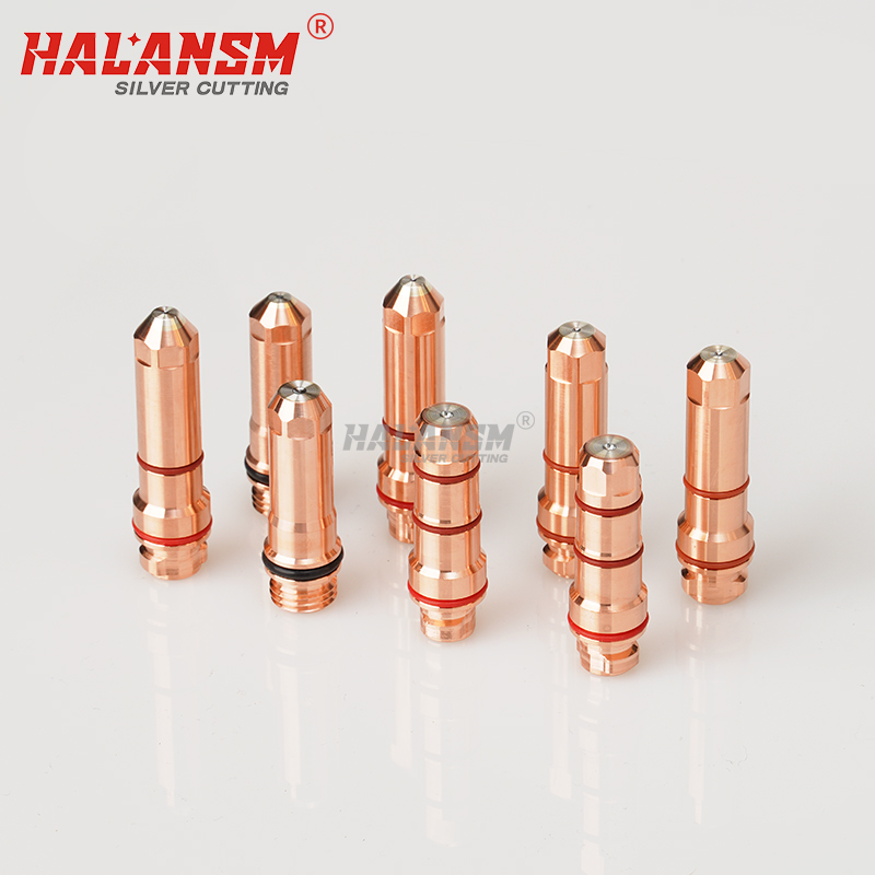 HALANSW 420240 Silver Core Electrode for Hypertherm XPR 300 Plasma Cutting Torch - 80A Consumables (Pack of 10)