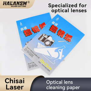 HALANSM 10x15cm lens cleaning paper booklet front, optical lens wiper, 100 sheets