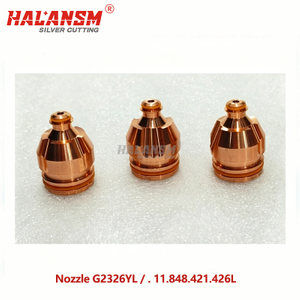 HALANSM&reg; G2326YL nozzle .11.848.421.426 for Kjellberg HiFocus 280A O₂ PerCut 450M
