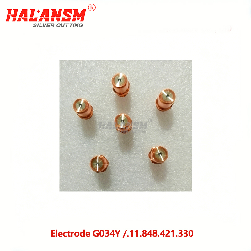 HALANSM Electrode G034Y 11.848.421.330 for Kjellberg Plasma Torch Consumables