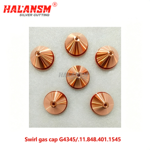 HALANSM Swirl Gas Cap G4345 11.848.401.1545 Replacement for Kjellberg HiFocus 280i 360i 440i Plasma Torch Consumables
