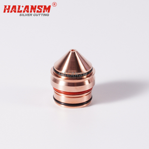 HALANSM 220439 260A mild steel nozzle compatible replacement for Hypertherm HPR260 HPR260XD HPR400XD HPR800XD plasma cutting torch, copper Conical Flow nozzle focusing the plasma arc for clean mild steel cuts