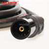 Heavy-duty rubber cable coiled view, HALANSM Powermax torch lead 15ft 25ft 50ft 75ft options