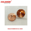 HALANSM Shield Cup 0558006166 compatible with ESAB PT36 Plasma Cutting Torch, 6.6mm bore for 290-450A.