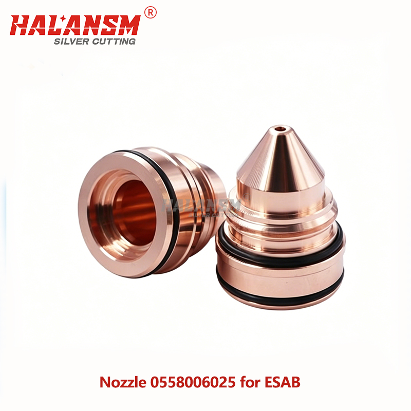 HALANSM Replacement Nozzle 0558006041 4.1mm for ESAB PT36 Plasma Cutting Torch Consumables 600A