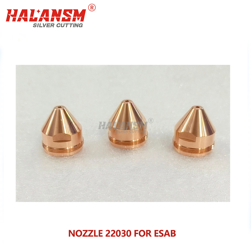 High quality replacement plasma cutting nozzle 22030 for ESAB PT36 torch from HALANSM brand