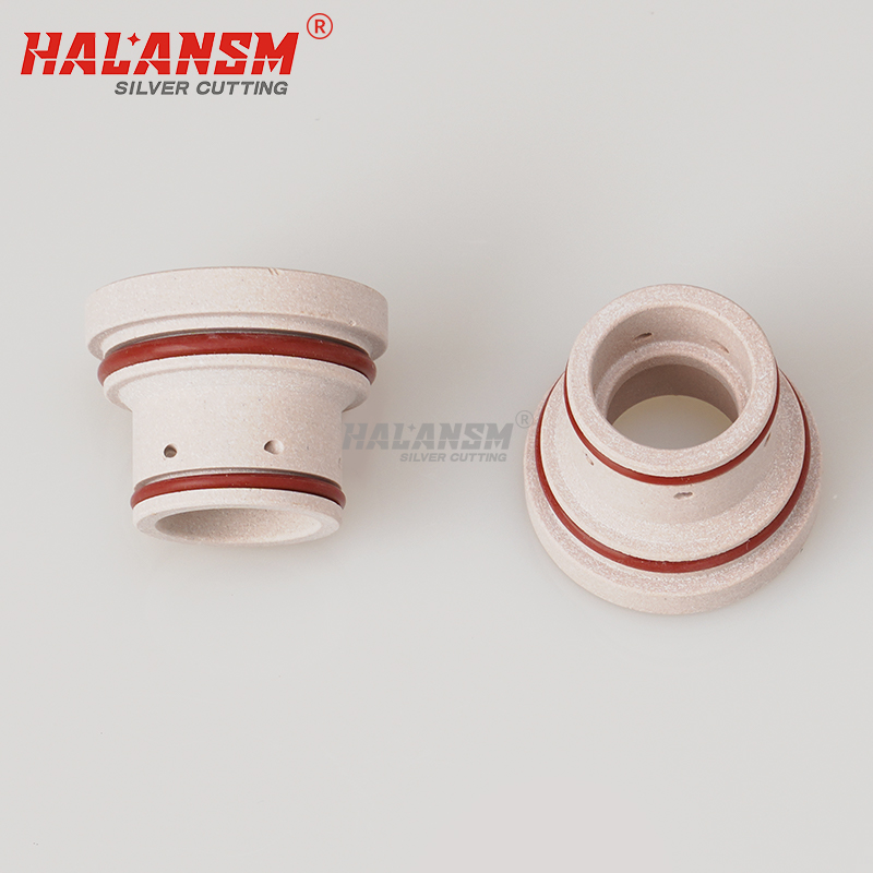 Engineered for peak performance in Hypertherm XPR 300 systems, the Swirl Ring 420242 features a robust copper construction that enhances both cooling efficiency and gas turbulence. Its precision-machined tapered design is crucial for maintaining a stable, focused plasma arc, making it an indispensable component for achieving clean, dross-free cuts in industrial metal fabrication.
