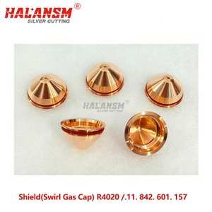 HALANSM&reg; HLN-R4020 Kjellberg R4020 swirl gas cap .11.842.601.157 2.0mm copper HiFocus PerCut