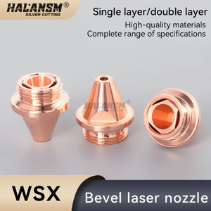 HALANSM&reg; WSX bevel laser nozzle single double layer D28 M11 copper