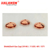 HALANSM&reg; Kjellberg Z4140 swirl gas cap 4.0mm bore 280-440A high current copper .11.835.401.1571