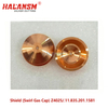 HALANSM&reg; Kjellberg Z4025 swirl gas cap front and rear copper alloy
