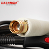 Close-up of HALANSM Powermax 125 ATC Torch Front Brass Tip and Ceramic Insulator