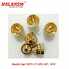 Top view of HALANSM Nozzle Cap F3219 showing internal gear teeth for Kjellberg