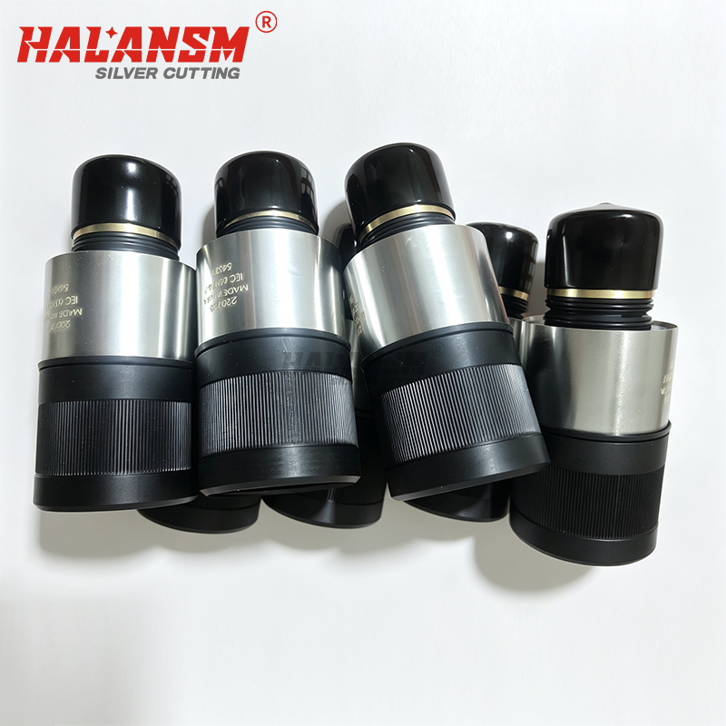 Pack of 4 HALANSM 220706 quick disconnect torch bodies for Hypertherm HPRXD plasma systems, cost-effective bulk replacement parts for workshop maintenance