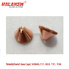 HALANSM&reg; Kjellberg V4540 shield top view radial vents central bore
