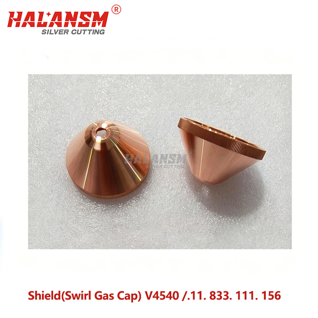 HALANSM&reg; Kjellberg V4540 shield top view radial vents central bore