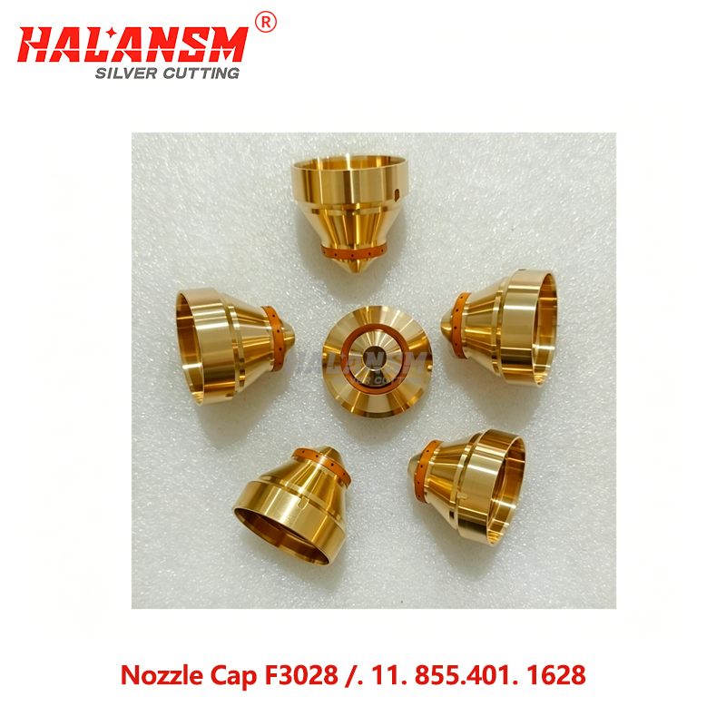 HALANSM&reg; Kjellberg F3028 nozzle cap .11.855.401.1628 copper 60-200A