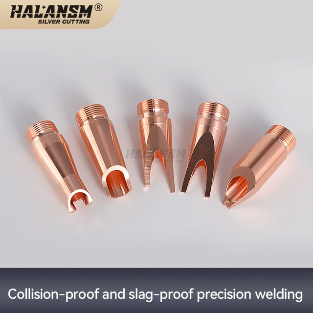 HALANSM&reg; HuanRi single and double layer laser welding nozzle M11 T2 copper