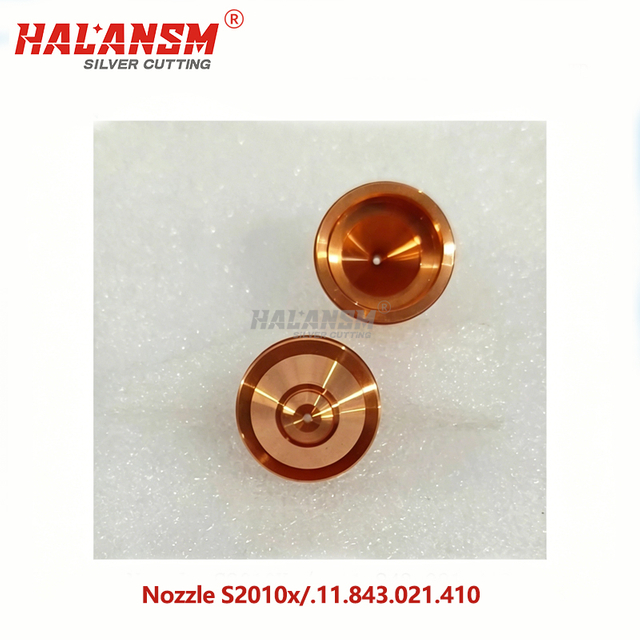 HALANSM&reg; Kjellberg S2010X 35-200A and T2130Y 360A nozzle bore comparison HiFocus PerCut FineFocus