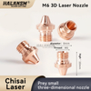 HALANSM&reg; PRECISE 3D M6 D8 H10 single-layer copper nozzle front view