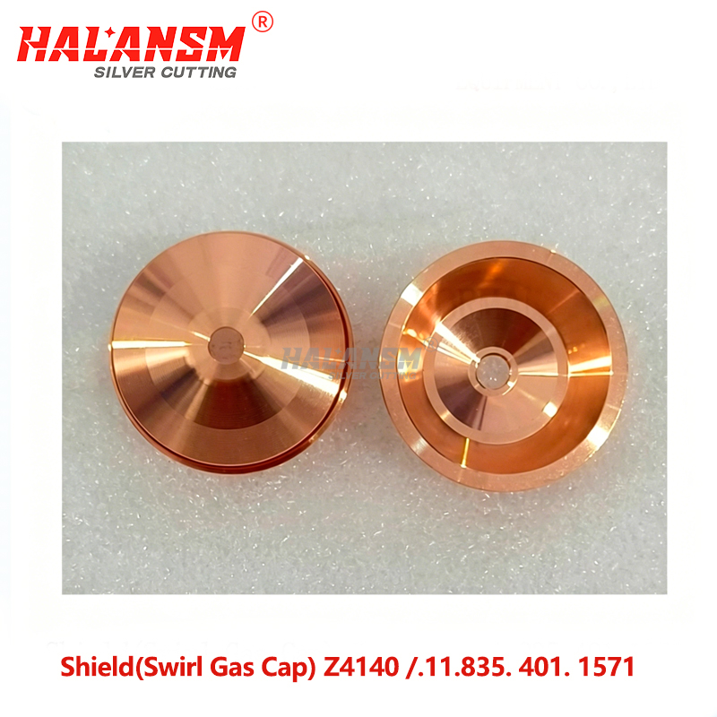 HALANSM&reg; Kjellberg Z4140 swirl cap installed with nozzle electrode