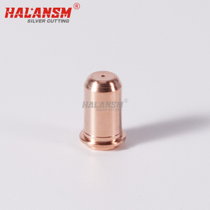 HALANSM replacement copper nozzle 220480 for Hypertherm Powermax 30 and Powermax 45A air plasma cutting torches.