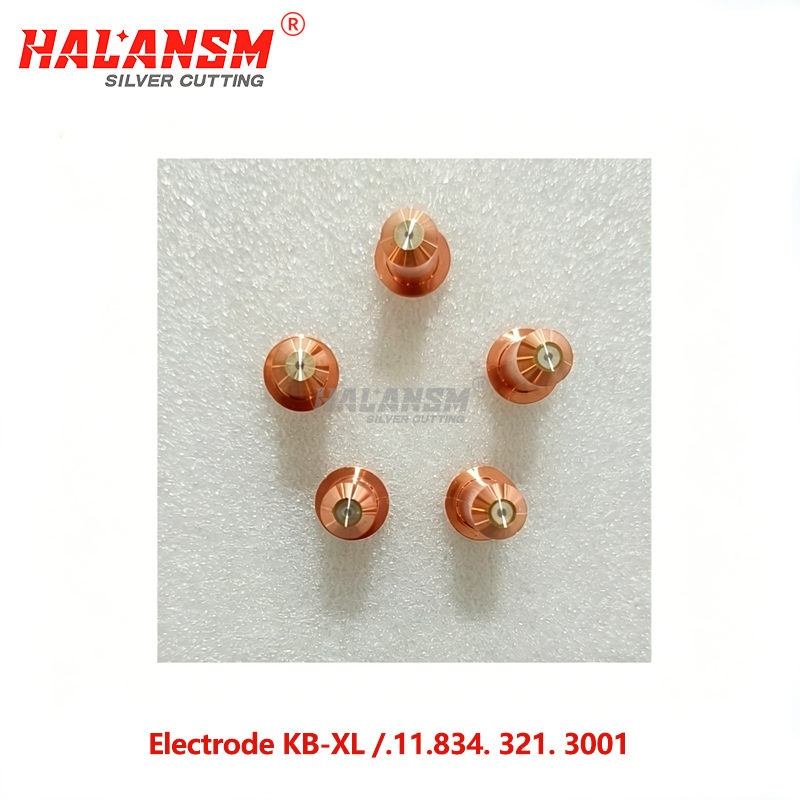 HALANSM Electrode KB-XL 5 Pieces Pack for Kjellberg HiFocus and PerCut Series