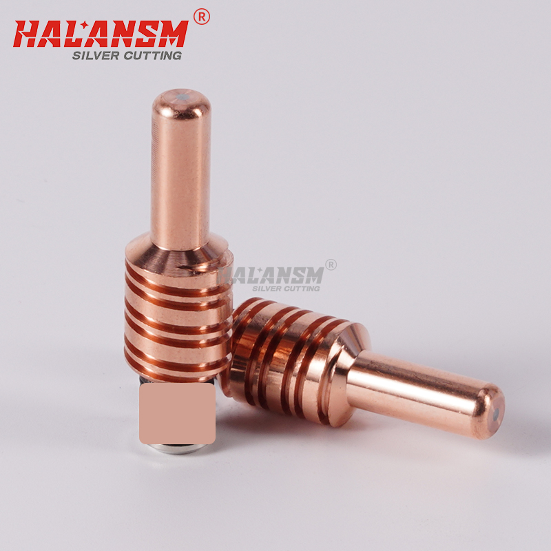 HALANSM 220777 Electrode with Silver Core for Hypertherm Powermax 45A 65 85 105 Plasma Cutting Torch