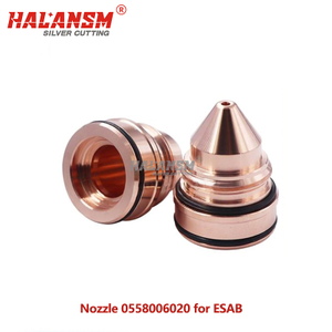 HALANSM Nozzle 0558006020 for ESAB PT36 Plasma Cutting Torch Consumables 2.0mm