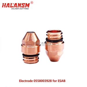 HALANSM 0558003928 Electrode for ESAB PT36 Plasma Cutting Torch Consumables 600A