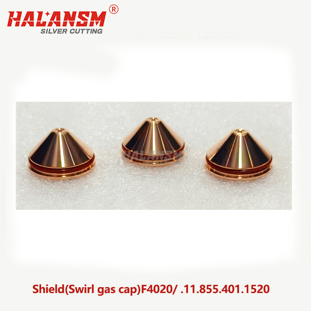 HALANSM F4020 swirl gas cap .11.855.401.1520 for Kjellberg Smart Focus 60A