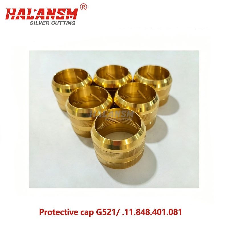HALANSM&reg; HLN-G521 protection cap for Kjellberg PerCut450M torch, CrNi stainless steel, 280–440A
