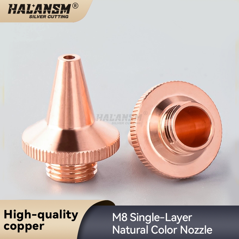 HALANSM&reg; HLN-3D-M6 D11.5 H15.5 M6 single layer copper nozzle caliber 0.8