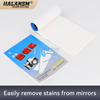 HALANSM lens cleaning paper size label showing 10x15cm specification