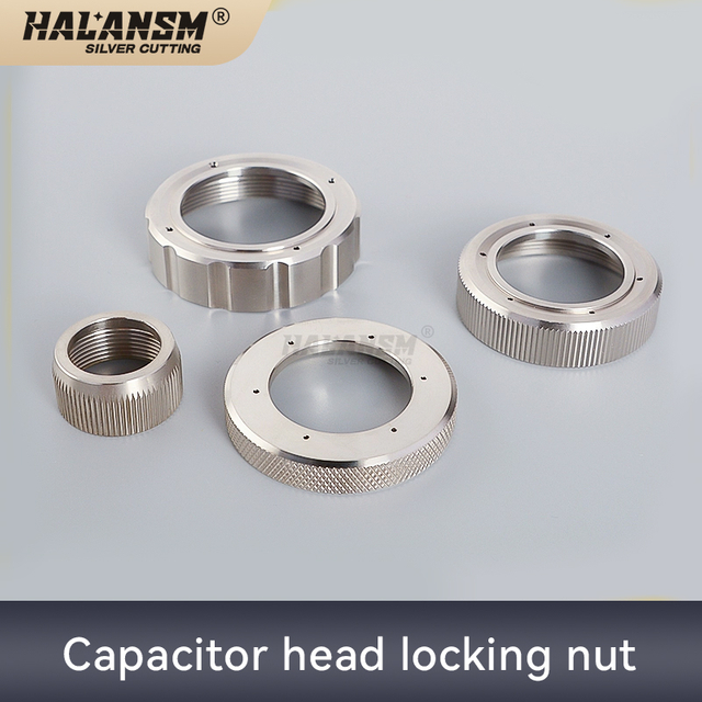 Close-up of HALANSM&reg; locking ring anti-slip knurled outer diameter and internal thread