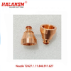 HALANSM T2427 plasma cutting nozzle assembly for Kjellberg FineFocus 800/900, made from high-purity copper