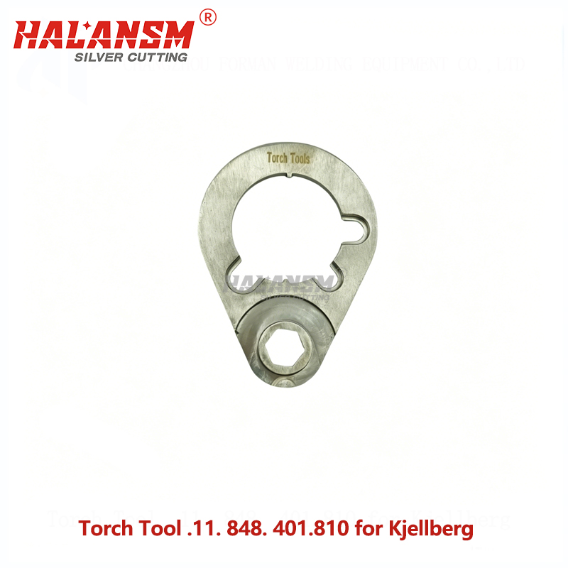 Close-up of HALANSM Kjellberg Torch Tool 11.848.401.810 showing Torch Tools engraving