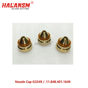 HALANSM&reg; G3249 nozzle cap .11.848.401.1649 for Kjellberg HiFocus 280A PerCut 450M