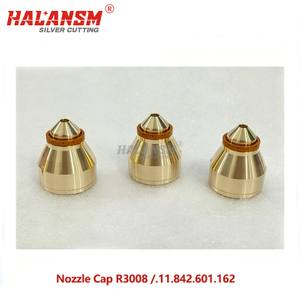 HALANSM&reg; HLN-R3008 Kjellberg R3008 nozzle cap .11.842.601.162 0.8mm copper HiFocus PerCut