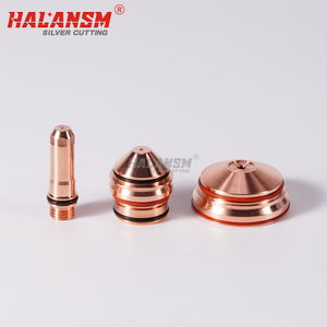 HALANSM Replacement consumables kit for Hypertherm HPR 200A plasma torch, includes electrode, swirl ring and nozzle for HPR130XD 260XD 400XD.
