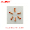 HALANSM Electrode KB-XL 45 Degree View for Kjellberg Plasma Torch Consumables