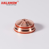 HALANSM 220761 200A mild steel shield compatible replacement for Hypertherm HPR260XD HPR400XD HPR800XD HPRXD series plasma cutting torch, copper shield taking brunt of sparks and spatter