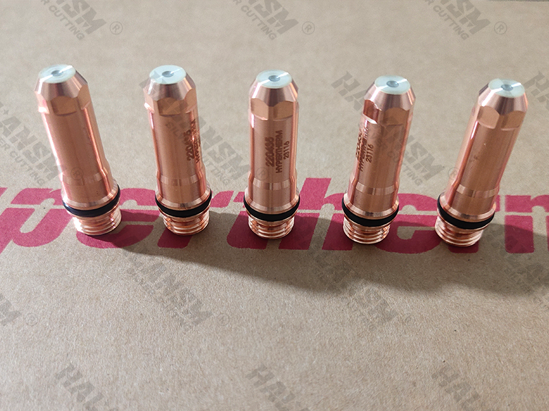 HALANSM 220629 electrodes in protective retail packaging, ready for HPR400XD 400A bevel cutting applications.
