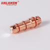 HALANSM 420276 plasma cutting torch electrode copper body with o-rings side view