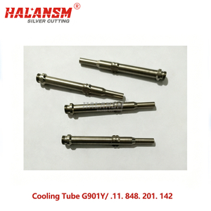 HALANSM&reg; HLN-G901Y cooling tube for Kjellberg PerCut450M torch, copper alloy with silver, 20–200A