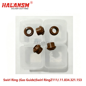 HALANSM&reg; Kjellberg Z111 swirl ring gas guide .11.834.321.153 copper PerCut 160 170