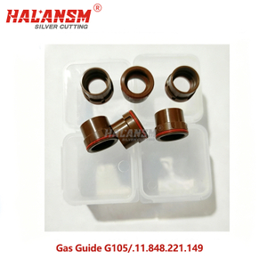 HALANSM&reg; G105 swirl ring gas guide .11.848.221.149 for Kjellberg HiFocus 280i 360i 440i, vespel insulator