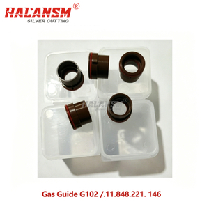 HALANSM&reg; G102 swirl ring gas guide .11.848.221.146 for Kjellberg HiFocus 280i 360i 440i, 60-200A, vespel insulator